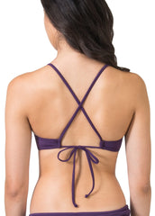 Rolling Wave top - Eggplant
